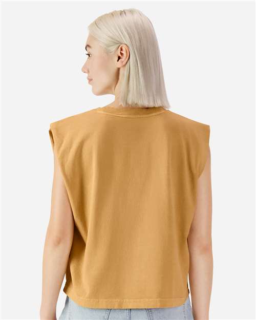 American Apparel 307GD Women's Heavyweight Cotton Garment-Dyed Muscle Tee - Back view