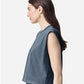 American Apparel 307GD Women's Heavyweight Cotton Garment-Dyed Muscle Tee - Side view
