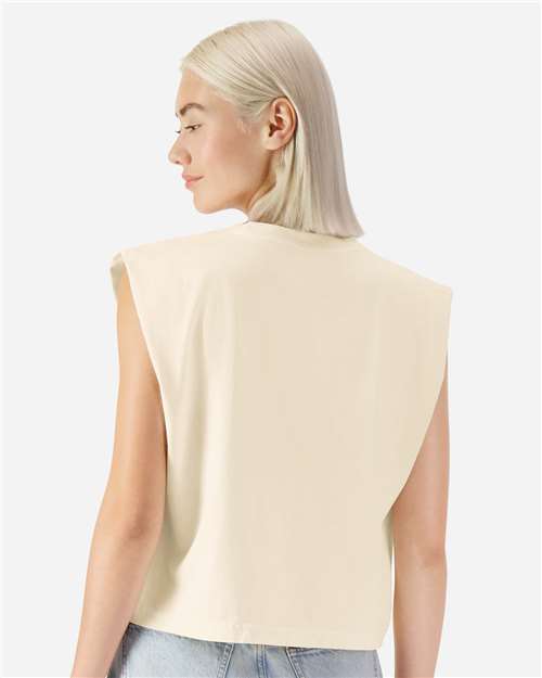 American Apparel 307GD Women's Heavyweight Cotton Garment-Dyed Muscle Tee - Back view