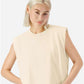 American Apparel 307GD Women's Heavyweight Cotton Garment-Dyed Muscle Tee - Front view