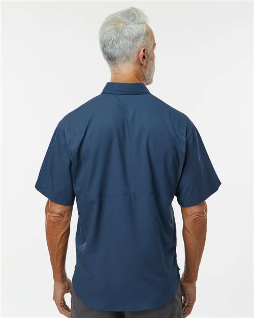 Paragon 700 Men's Hatteras Performance Short Sleeve Fishing Shirt - Back view