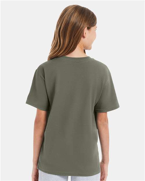 Hanes 498Y Youth Perfect-T T-Shirt - Back view