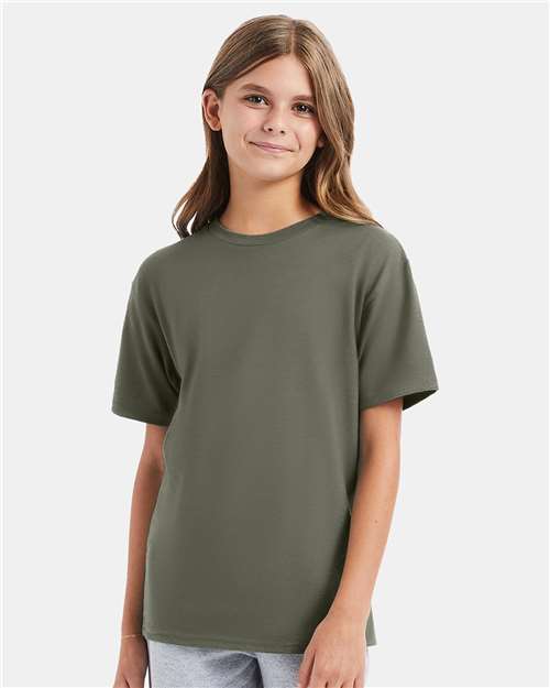 Hanes 498Y Youth Perfect-T T-Shirt - Front view