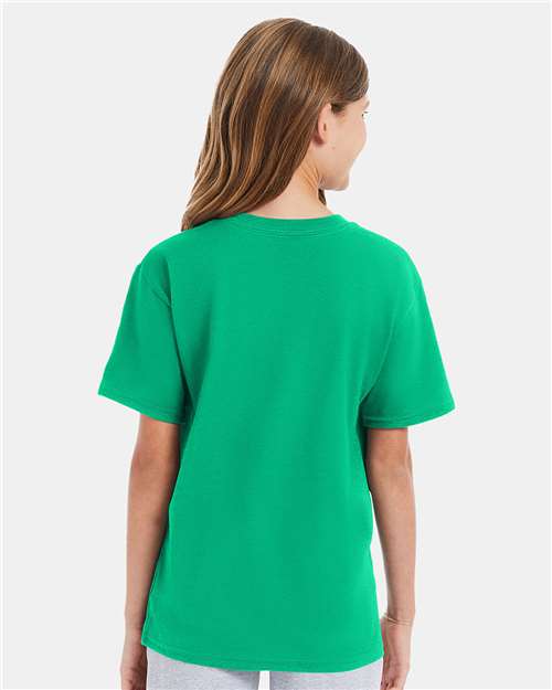 Hanes 498Y Youth Perfect-T T-Shirt - Back view