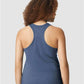 Gildan 64220LCVC Women's Softstyle? CVC Racerback Tank Top - Back view