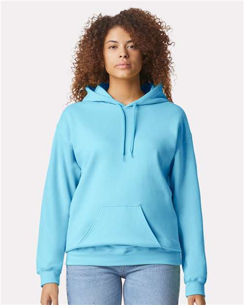 Gildan SF500 Unisex Softstyle? Midweight Hooded Sweatshirt - Front view