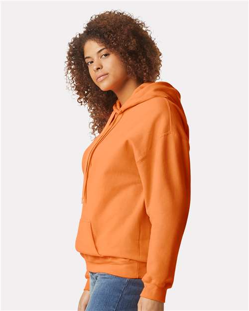 Gildan SF500 Unisex Softstyle? Midweight Hooded Sweatshirt - Side view