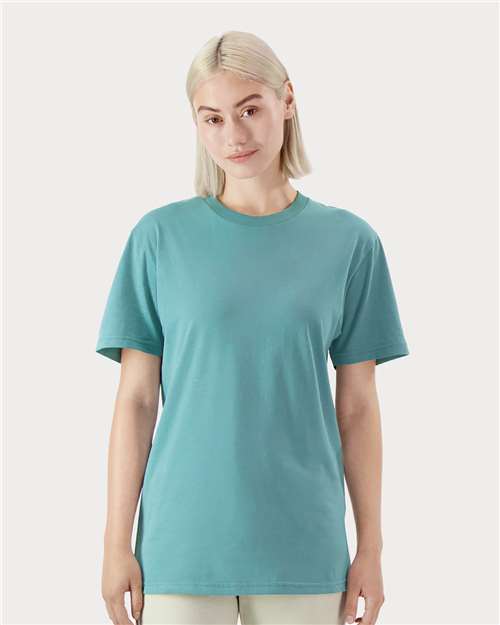 American Apparel 5389 Unisex Sueded Tee - Front view