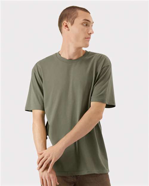 American Apparel 5389 Unisex Sueded Tee - Front view