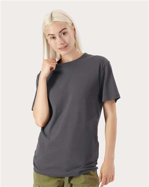 American Apparel 5389 Unisex Sueded Tee - Front view