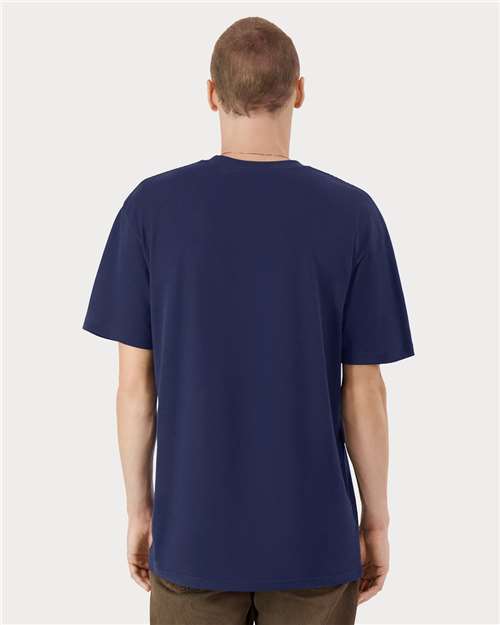 American Apparel 5389 Unisex Sueded Tee - Back view