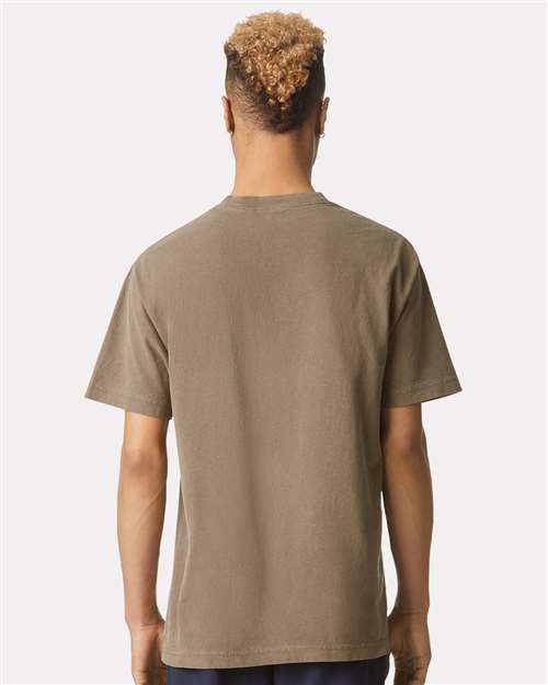 American Apparel 1301GD Unisex Heavyweight Cotton Garment-Dyed Tee - Back view