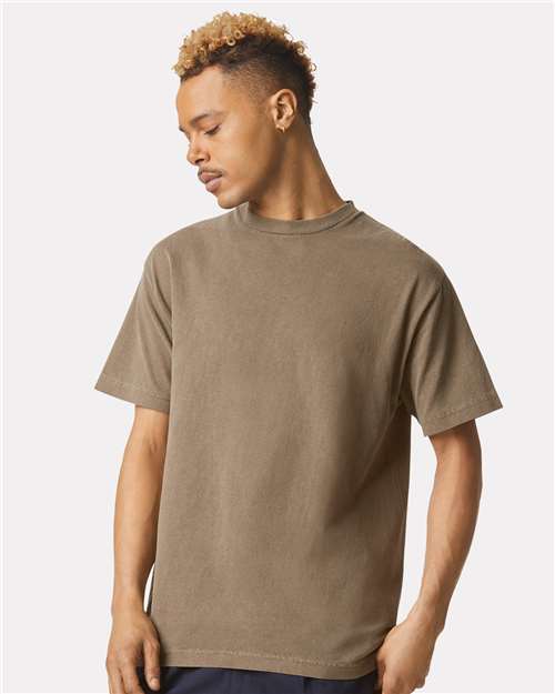 American Apparel 1301GD Unisex Heavyweight Cotton Garment-Dyed Tee - Front view