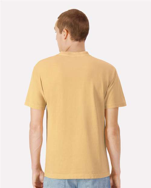 American Apparel 1301GD Unisex Heavyweight Cotton Garment-Dyed Tee - Back view