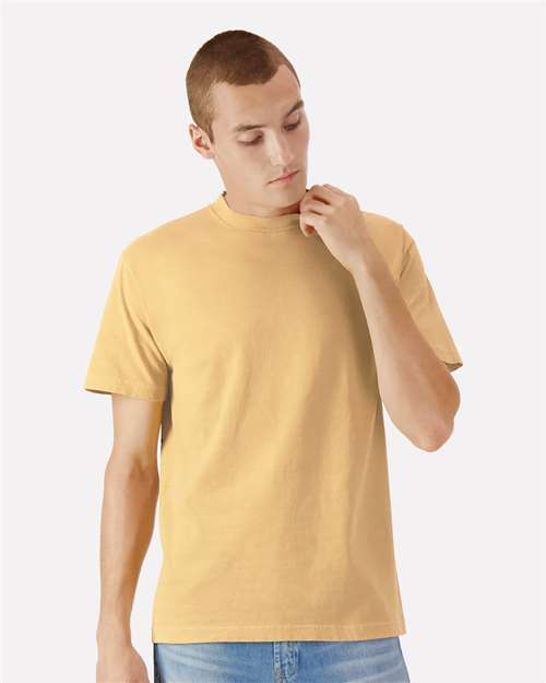 American Apparel 1301GD Unisex Heavyweight Cotton Garment-Dyed Tee - Front view