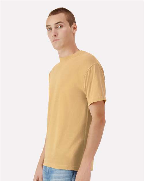 American Apparel 1301GD Unisex Heavyweight Cotton Garment-Dyed Tee - Side view