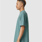 American Apparel 1PQ Unisex Pique Mock Neck Tee - Side view