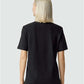American Apparel 1PQ Unisex Pique Mock Neck Tee - Back view