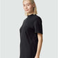 American Apparel 1PQ Unisex Pique Mock Neck Tee - Side view