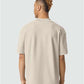 American Apparel 1PQ Unisex Pique Mock Neck Tee - Back view