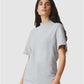 American Apparel 1PQ Unisex Pique Mock Neck Tee - Side view