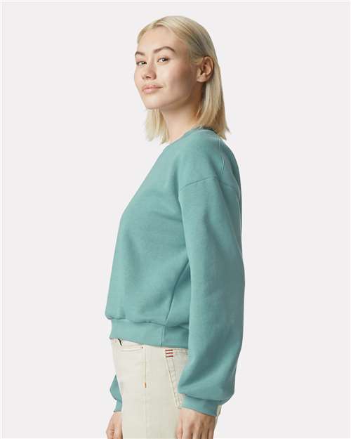 American Apparel RF494 Women's ReFlex Fleece Crewneck Sweatshirt - Side view