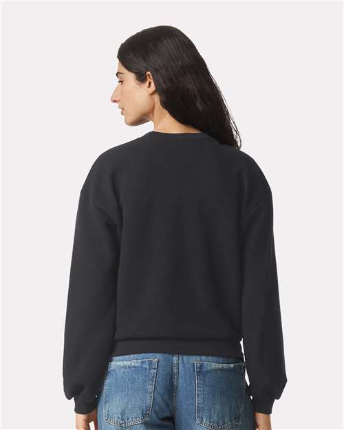 American Apparel RF494 Women's ReFlex Fleece Crewneck Sweatshirt - Back view