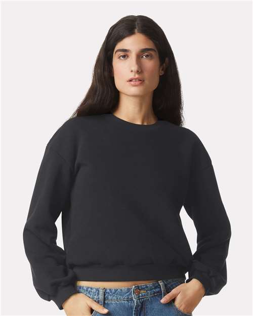 American Apparel RF494 Women's ReFlex Fleece Crewneck Sweatshirt - Front view