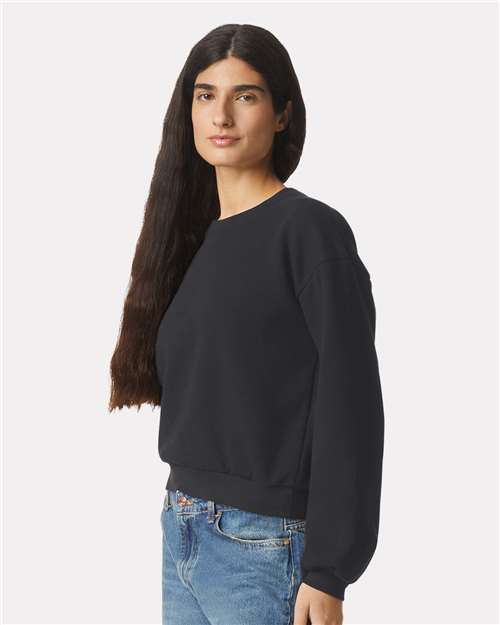 American Apparel RF494 Women's ReFlex Fleece Crewneck Sweatshirt - Side view