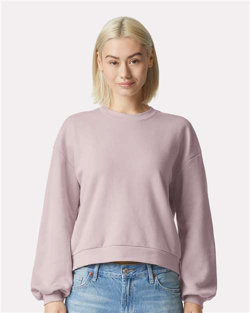 American Apparel RF494 Women's ReFlex Fleece Crewneck Sweatshirt - Front view