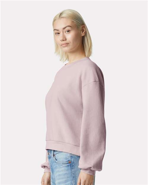 American Apparel RF494 Women's ReFlex Fleece Crewneck Sweatshirt - Side view