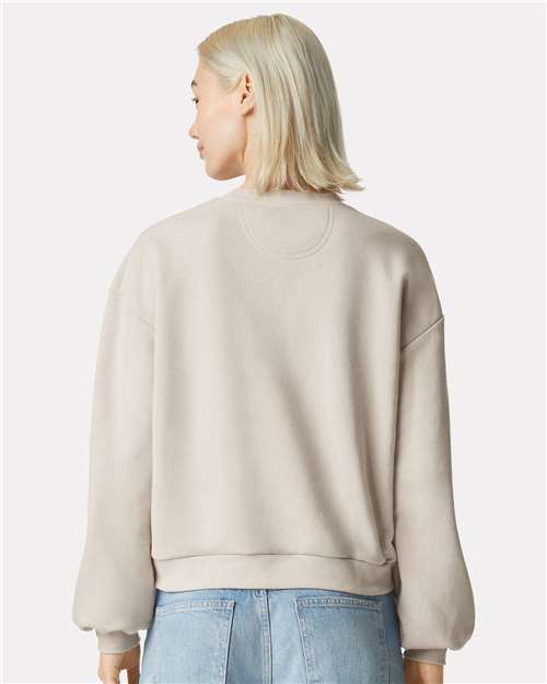 American Apparel RF494 Women's ReFlex Fleece Crewneck Sweatshirt - Back view