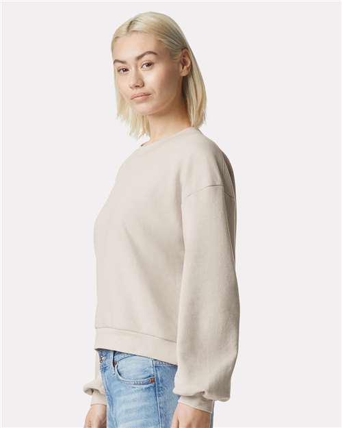 American Apparel RF494 Women's ReFlex Fleece Crewneck Sweatshirt - Side view