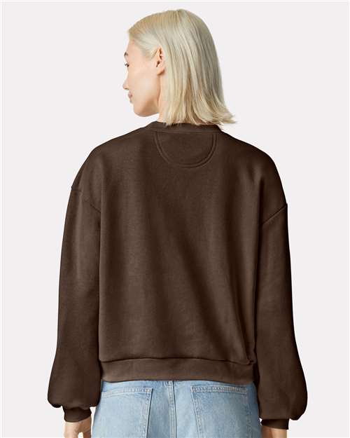 American Apparel RF494 Women's ReFlex Fleece Crewneck Sweatshirt - Back view