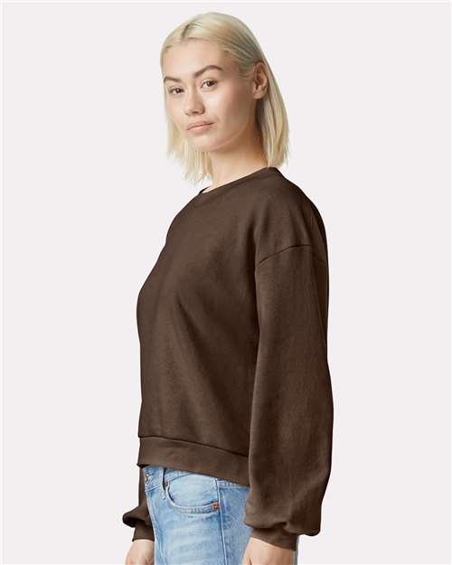 American Apparel RF494 Women's ReFlex Fleece Crewneck Sweatshirt - Side view