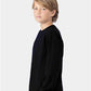 Next Level 3311 Youth Cotton Long Sleeve Tee - Side view