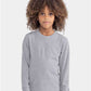 Next Level 3311 Youth Cotton Long Sleeve Tee - Front view