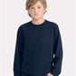 Next Level 3311 Youth Cotton Long Sleeve Tee - Front view