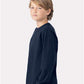 Next Level 3311 Youth Cotton Long Sleeve Tee - Side view