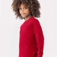 Next Level 3311 Youth Cotton Long Sleeve Tee - Side view