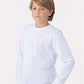 Next Level 3311 Youth Cotton Long Sleeve Tee - Side view