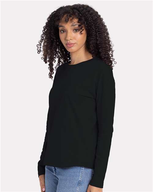 Next Level 3911 Unisex Sponge Fleece Classic Crewneck Sweatshirt - Side view