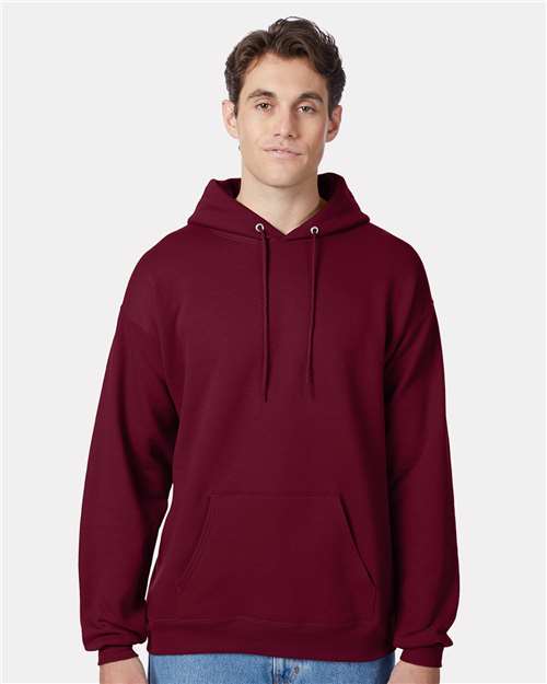 Hanes P170 Unisex EcoSmart? Hooded Sweatshirt - Front view