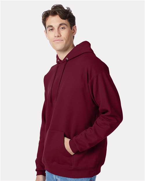 Hanes P170 Unisex EcoSmart? Hooded Sweatshirt - Side view