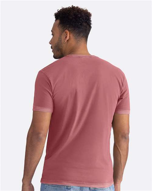 Next Level 3600SW Unisex Soft Washed Tee - Back view
