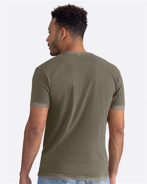 Next Level 3600SW Unisex Soft Washed Tee - Back view