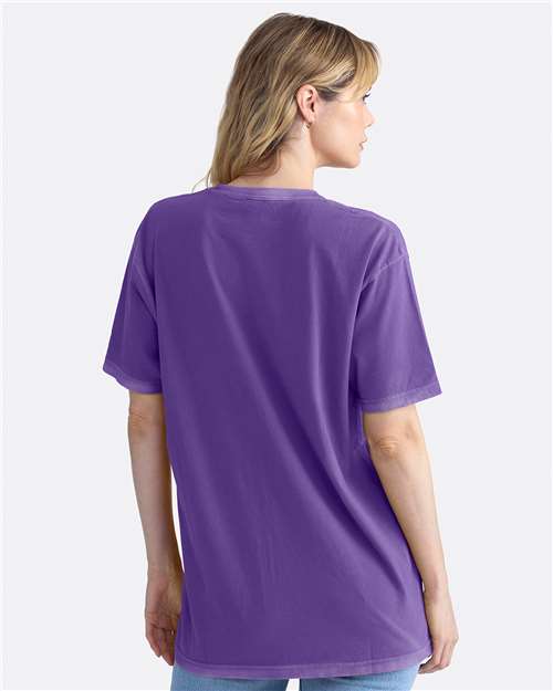 Next Level 3600SW Unisex Soft Washed Tee - Back view