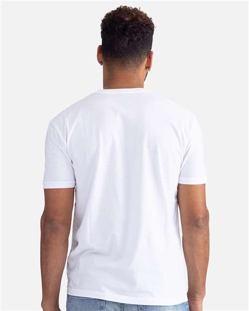 Next Level 3600SW Unisex Soft Washed Tee - Back view