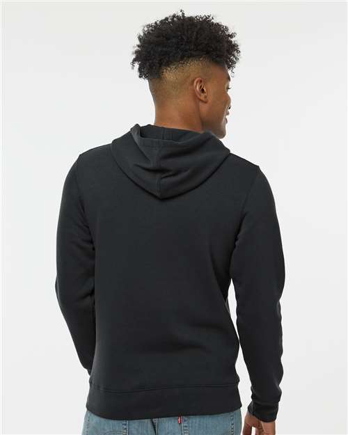 J. America 8720 Unisex BTB Fleece Hooded Sweatshirt - Back view