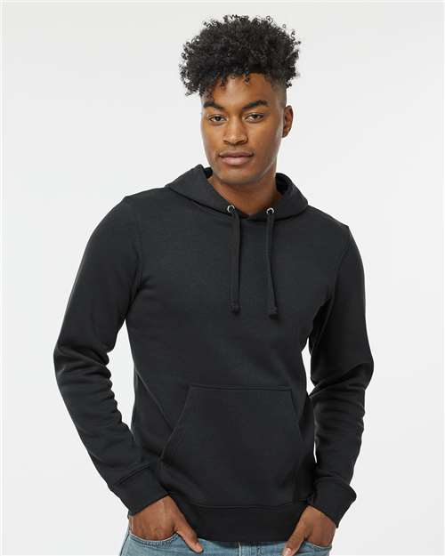J. America 8720 Unisex BTB Fleece Hooded Sweatshirt - Front view